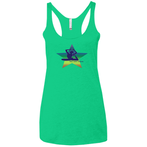 Yoga Star Luv ~ Ladies' Triblend Racerback Tank - Tru Zen Wear