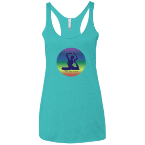 Yoga Sun Luv ~ Ladies' Triblend Racerback Tank - Tru Zen Wear