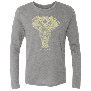 Tru Zen Vintage ~ Men's Triblend LS Crew - Tru Zen Wear