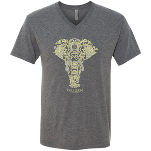 Tru Zen Vintage ~ Men's Triblend V-Neck T-Shirt - Tru Zen Wear