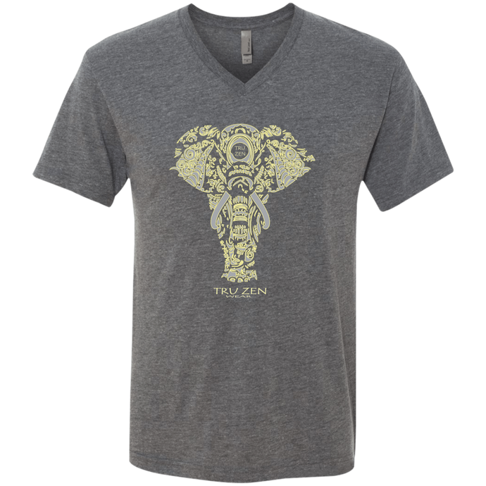 Tru Zen Vintage ~ Men's Triblend V-Neck T-Shirt - Tru Zen Wear