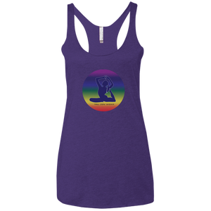 Yoga Sun Luv ~ Ladies' Triblend Racerback Tank - Tru Zen Wear