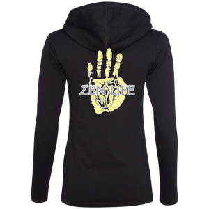 Tru Zen Vintage ~ Ladies' LS T-Shirt Hoodie - Tru Zen Wear