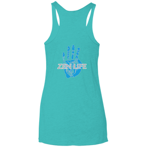 Tru Zen / Tru Life ~ Ladies' Triblend Racerback Tank - Tru Zen Wear