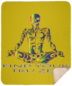 Find Your Tru Zen ~ SHM Sherpa Blanket - 50x60 - Tru Zen Wear