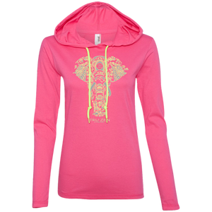 Tru Zen Vintage ~ Ladies' LS T-Shirt Hoodie - Tru Zen Wear