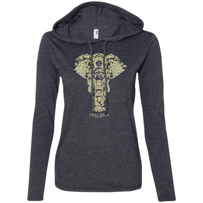 Tru Zen Vintage ~ Ladies' LS T-Shirt Hoodie - Tru Zen Wear