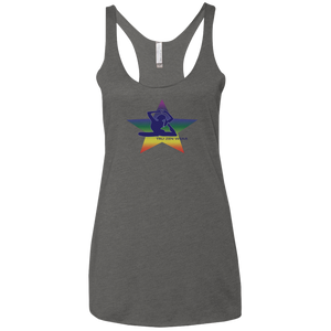 Yoga Star Luv ~ Ladies' Triblend Racerback Tank - Tru Zen Wear