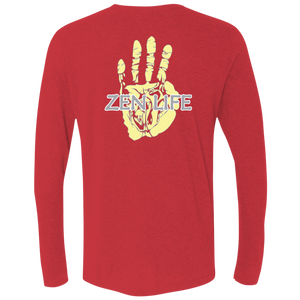 Tru Zen Vintage ~ Men's Triblend LS Crew - Tru Zen Wear