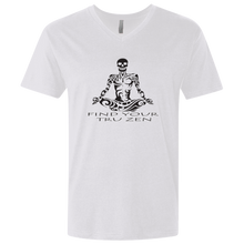 Load image into Gallery viewer, Find Your Tru Zen Skully ~ Men&#39;s Premium Fitted SS V-Neck - Tru Zen Wear