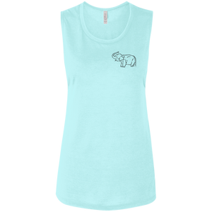 B8803 Ladies' Flowy Muscle Tank - Tru Zen Wear