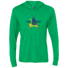 Load image into Gallery viewer, Yoga Star Special Luv ~ Ladies Triblend LS Hooded T-Shirt - Tru Zen Wear