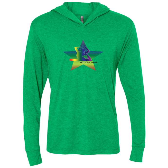 Yoga Star Special Luv ~ Ladies Triblend LS Hooded T-Shirt - Tru Zen Wear