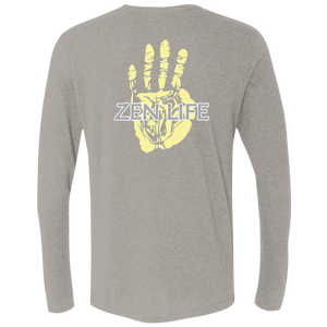 Tru Zen Vintage ~ Men's Triblend LS Crew - Tru Zen Wear