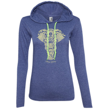 Load image into Gallery viewer, Tru Zen Vintage ~ Ladies&#39; LS T-Shirt Hoodie - Tru Zen Wear