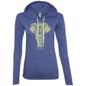 Tru Zen Vintage ~ Ladies' LS T-Shirt Hoodie - Tru Zen Wear