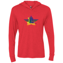 Load image into Gallery viewer, Yoga Star Special Luv ~ Ladies Triblend LS Hooded T-Shirt - Tru Zen Wear