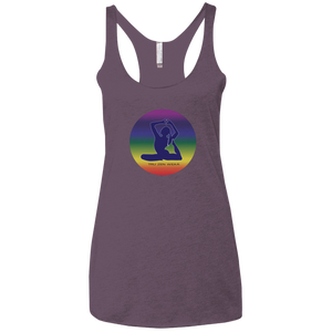 Yoga Sun Luv ~ Ladies' Triblend Racerback Tank - Tru Zen Wear