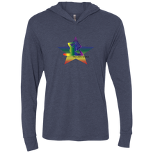 Load image into Gallery viewer, Yoga Star Special Luv ~ Ladies Triblend LS Hooded T-Shirt - Tru Zen Wear