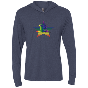 Yoga Star Special Luv ~ Ladies Triblend LS Hooded T-Shirt - Tru Zen Wear